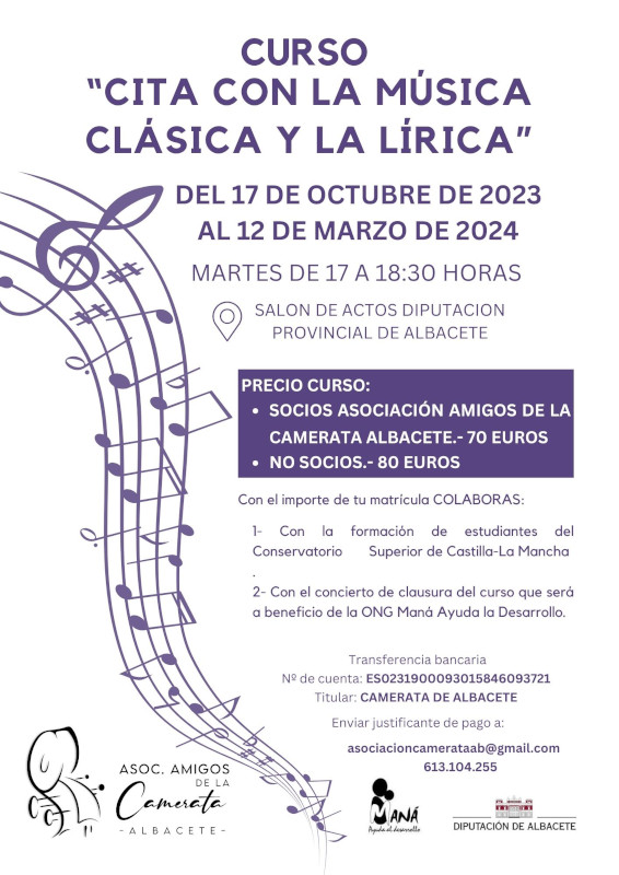 Curso Cita con la Música Clásica y la Lírica